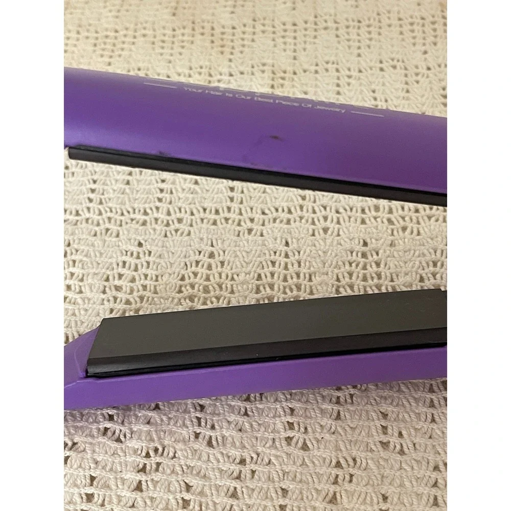 Sapphire Professional Hair Straightener Purple Flat Iron Adjustable 180-450F